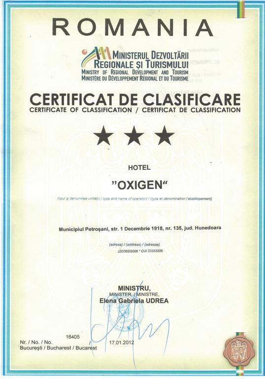 Hotel Oxigen Petroşani Extérieur photo